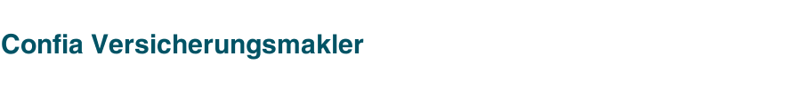 Confia Versicherungsmakler